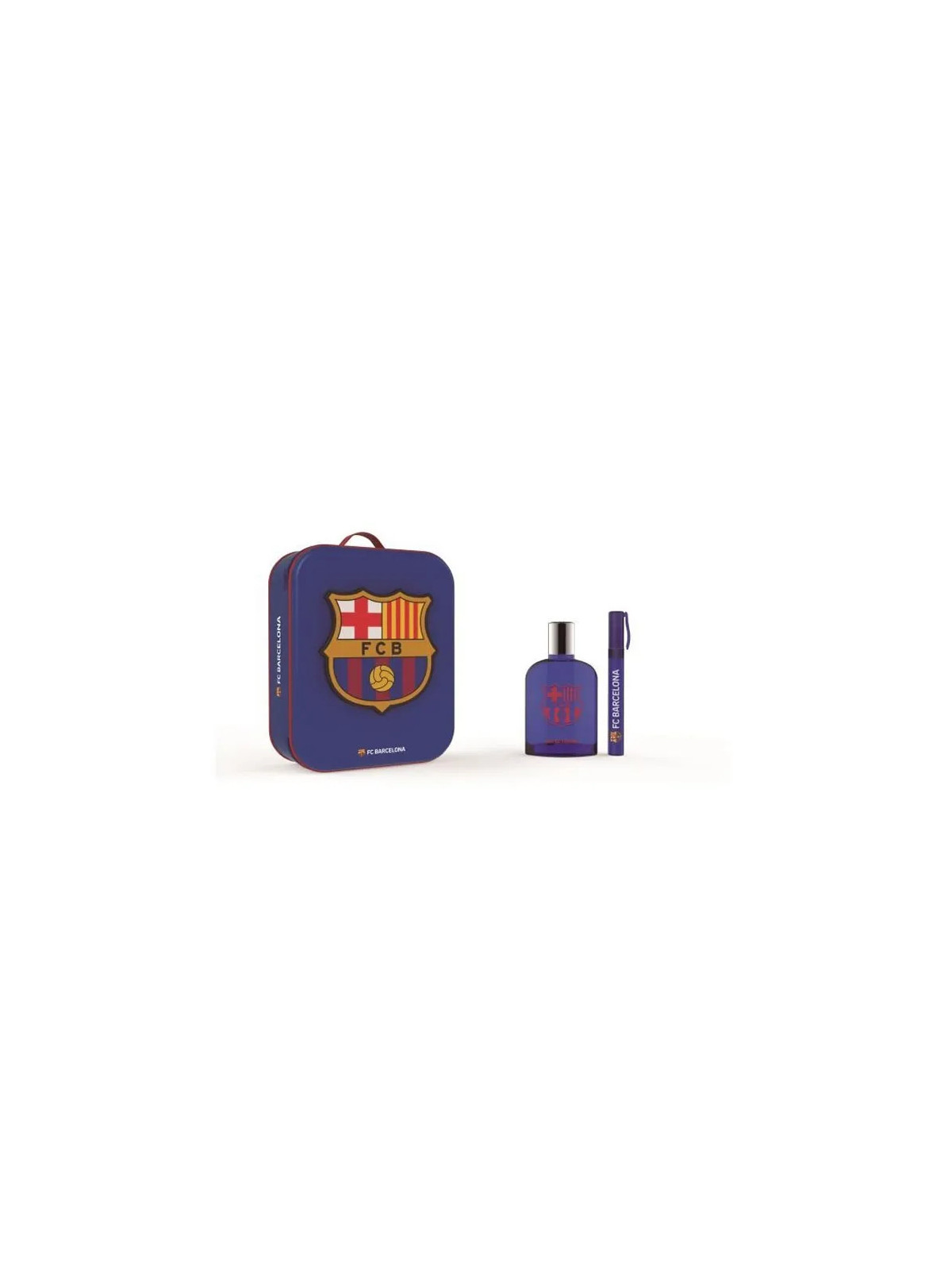 FC Barcelona Eau De Toilette Vaporisateur 100ml Coffret 3 Produits