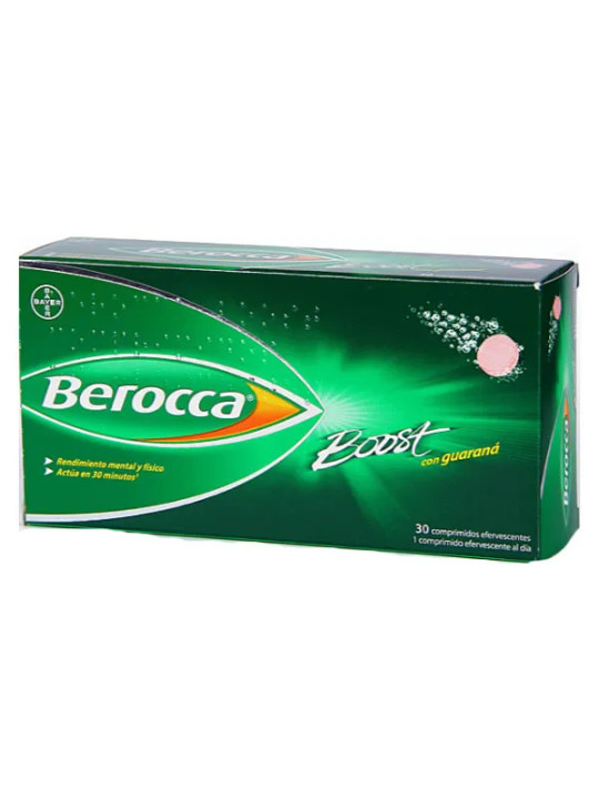 Berocca Boost 30 Comprimés Effervescents Guarana