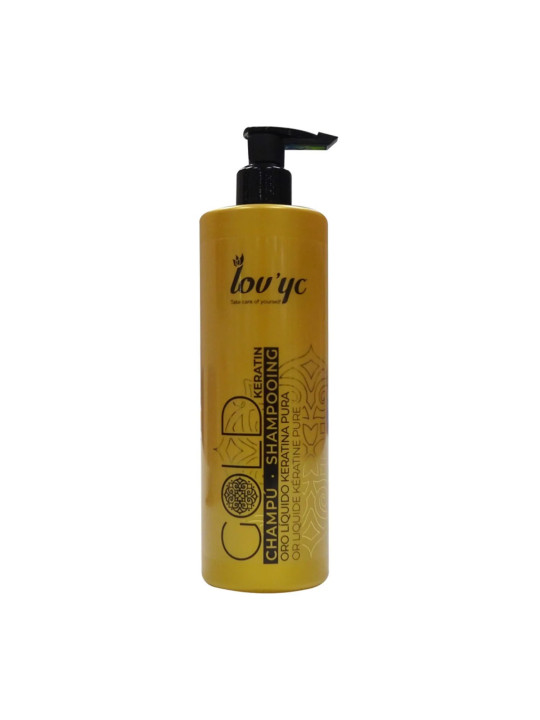Lovyc Gold Keratin Shampooing Cheveux Secs 500ml
