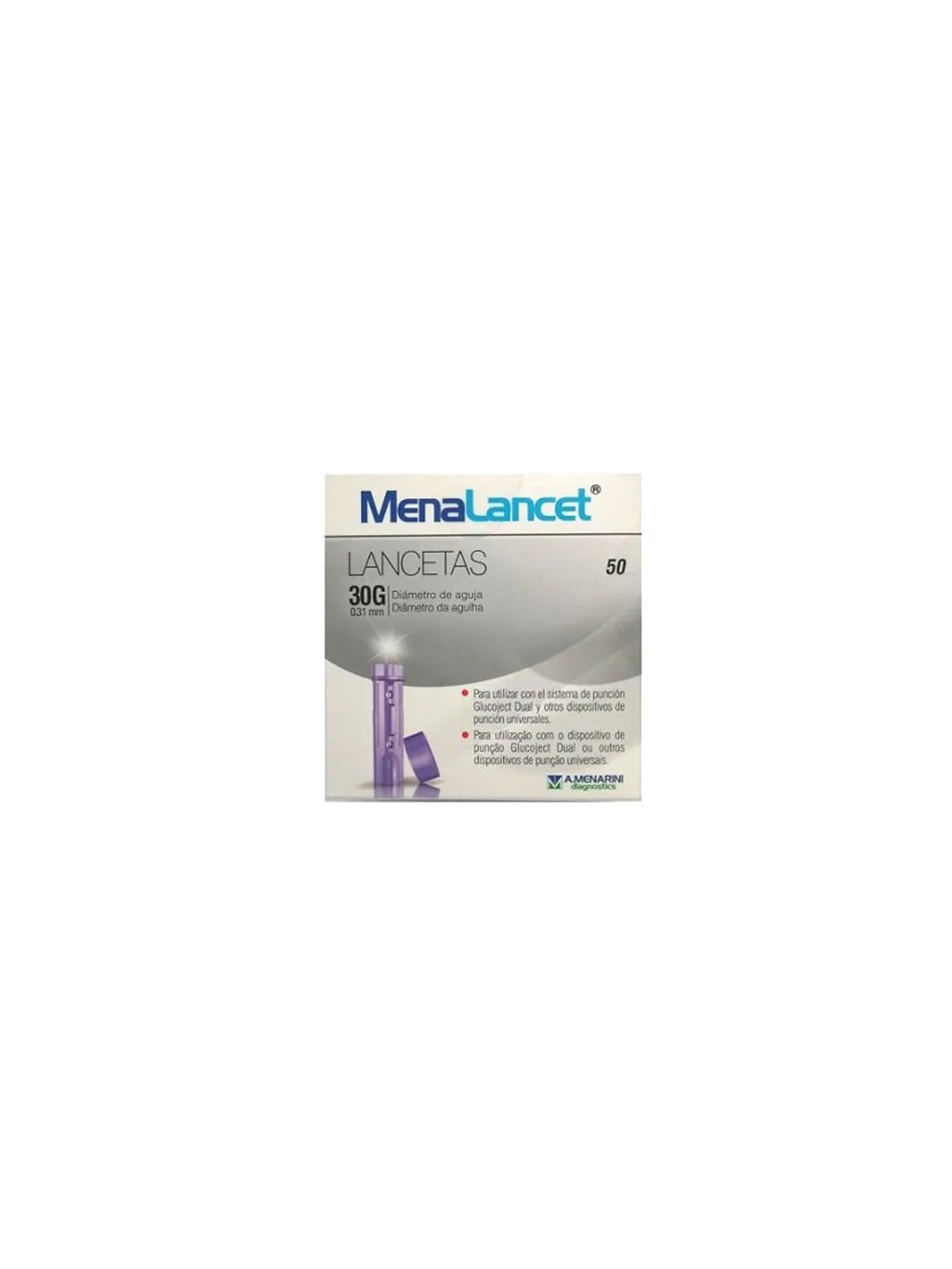 Menalancet 30G 50 Lancettes