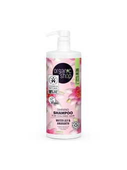 Organic Shop Water Lily Shampooing Cheveux Colorés 1000ml