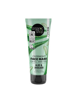 Organic Shop Aloe Masque Facial Nuit 75ml