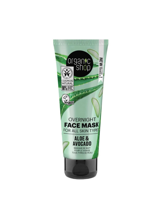 Organic Shop Aloe Masque Facial Nuit 75ml