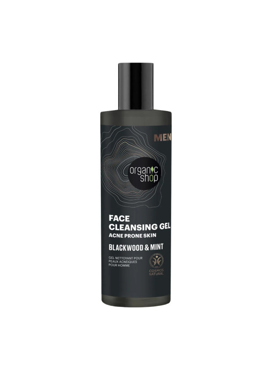 Organic Shop Men Blackwood Gel Nettoyant Anti-Acné 200ml