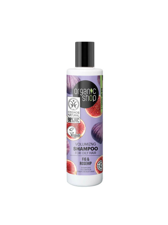 Organic Shop Fig Volumizing Shampooing Cheveux Gras 280ml