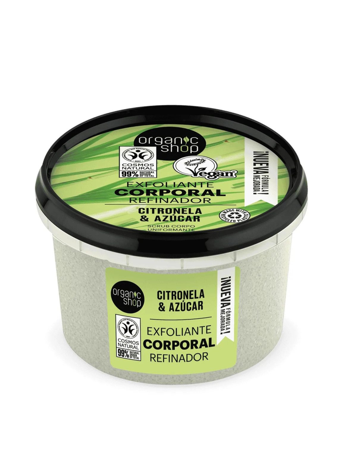 Organic Shop Citronnelle Exfoliant Corporel Lemongrass
