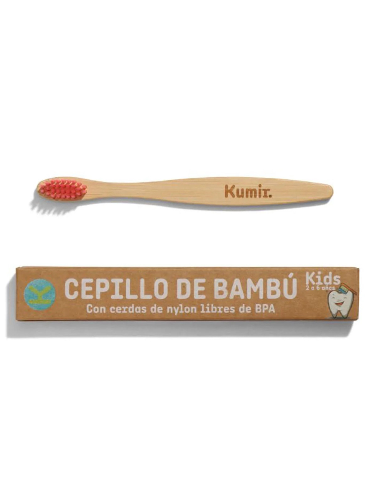 Lovyc Kids Brosse à Dents Bambou Rouge 1 Unité