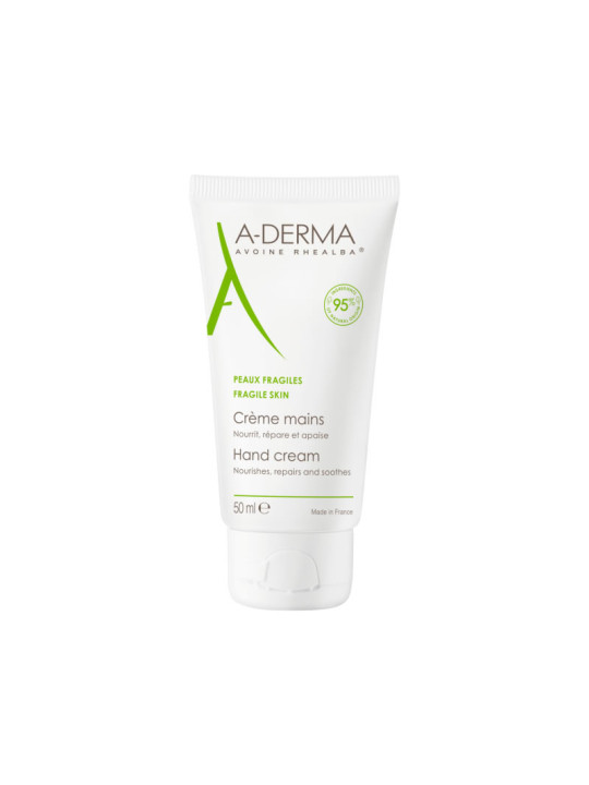 A-Derma Crème Hydratante Mains et Ongles 50ml