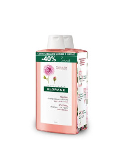 Klorane Duo Shampooing à la Pivoine 2x400ml