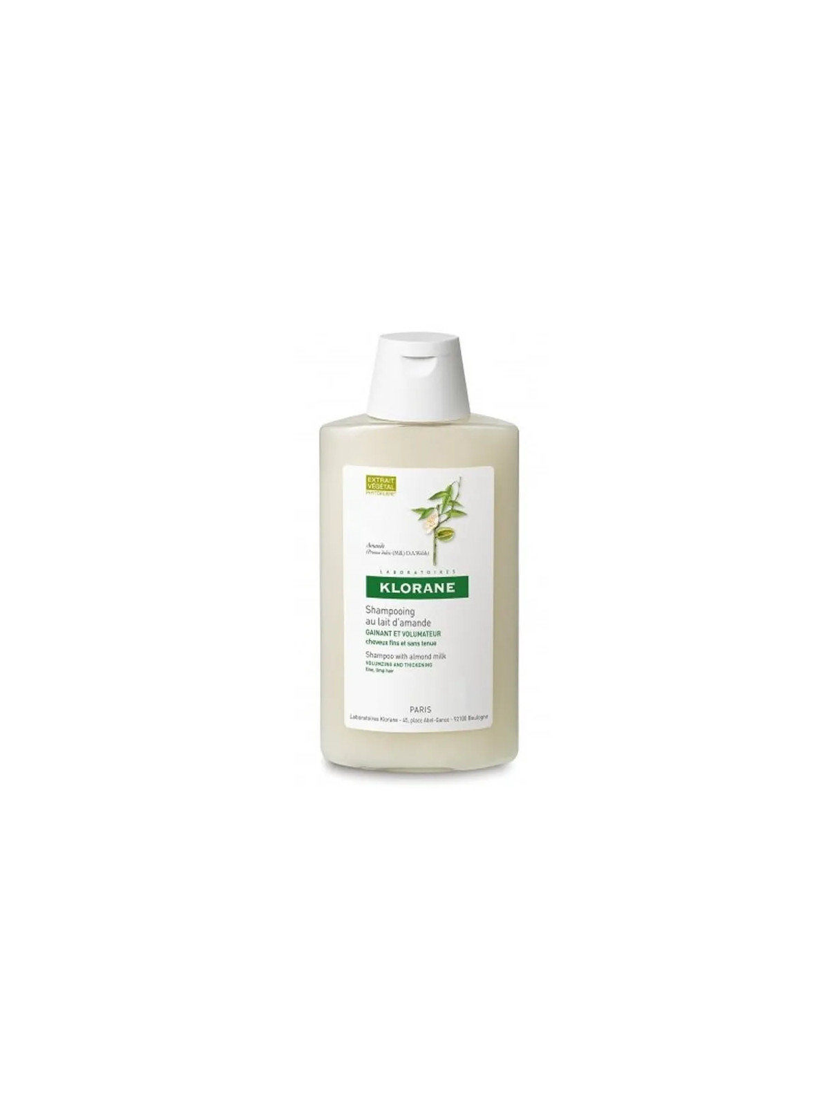 Klorane Shampooing Volumateur au Lait d'Amande 400ml