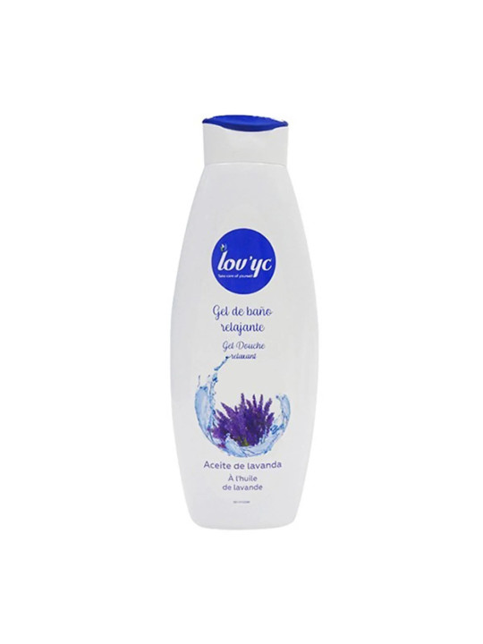 Lovyc Gel Douche Lavande à l'Huile Relaxante 750ml
