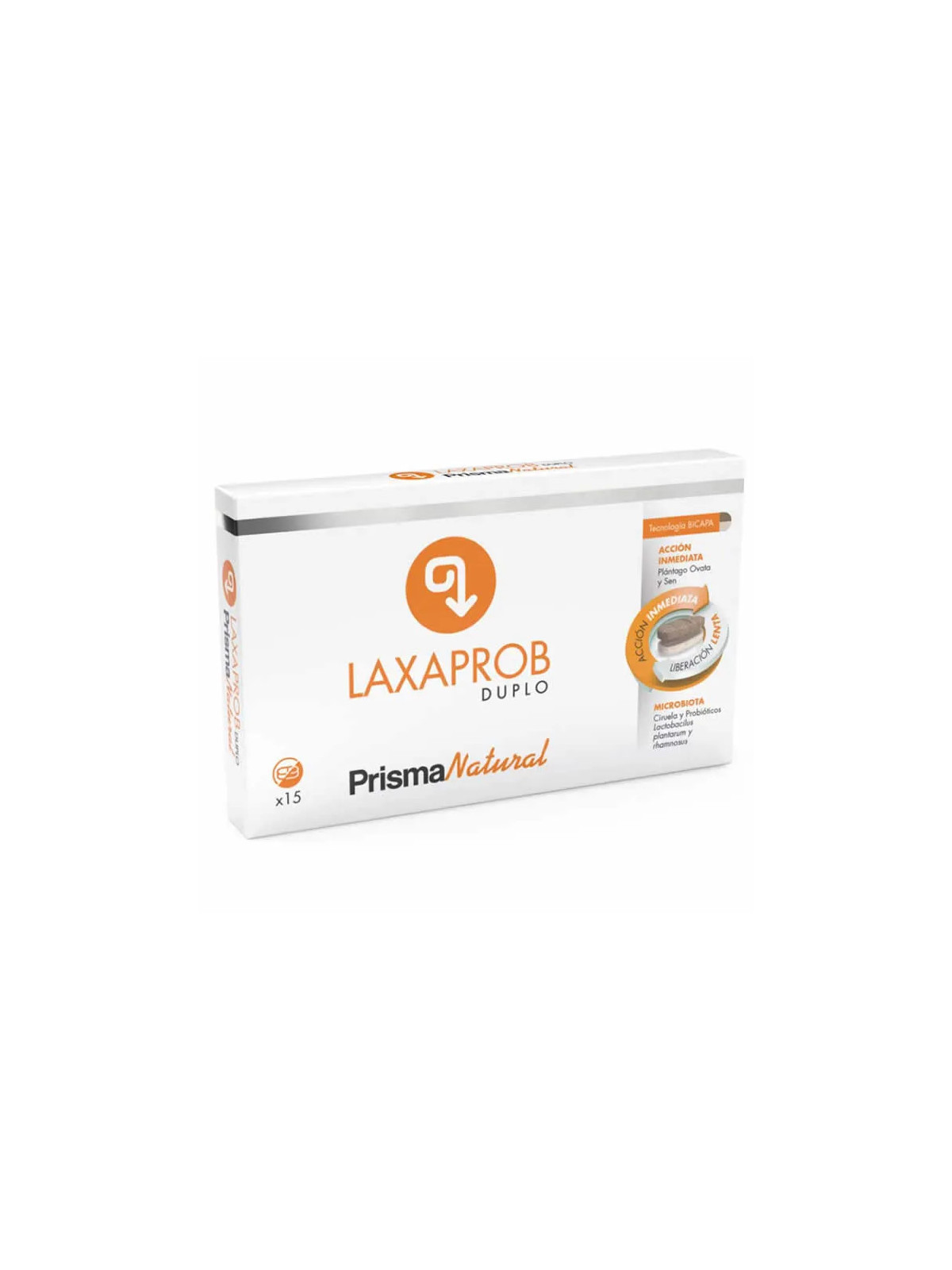 Prisma Natural Laxaprob 15 Comprimés Bicouches