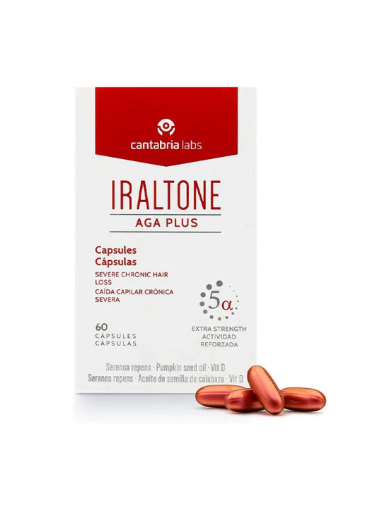 Iraltone AGA Plus Chute Cheveux 60 Capsules