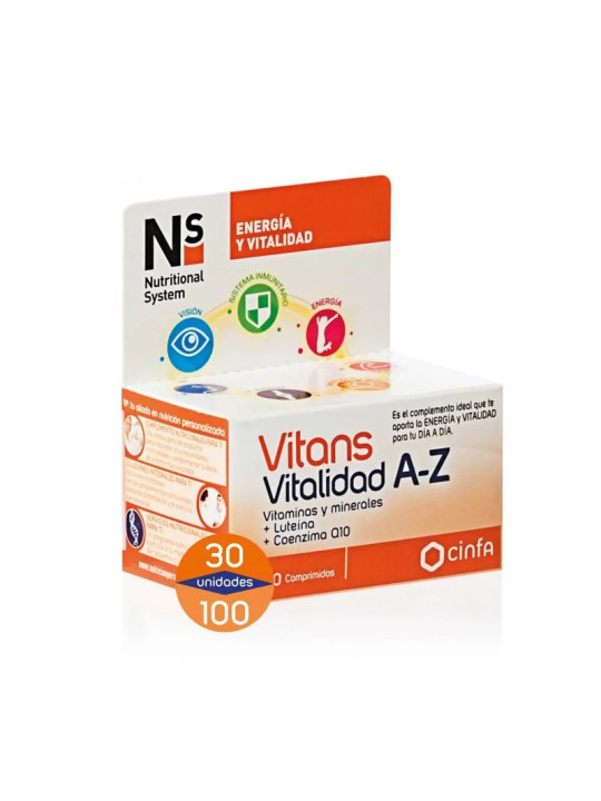 NS Vitans Vitalité A-Z 30 Comprimés