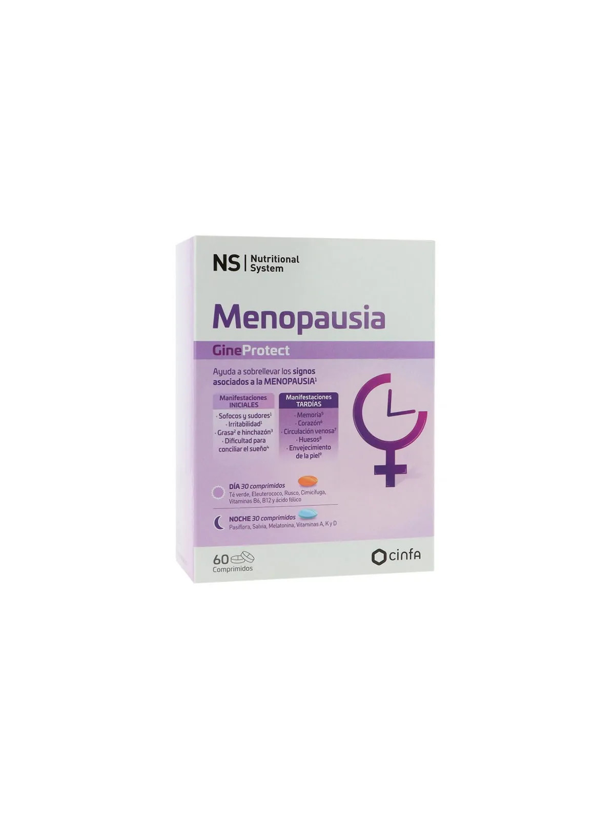 NS Ménopause Jour Et Nuit 60 Comprimés
