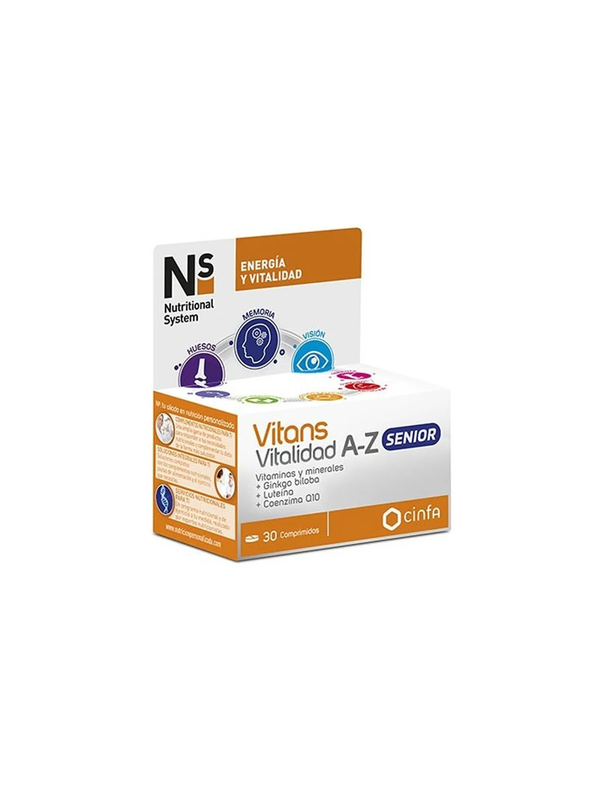NS Vitans Vitalité A-Z Senior 30 Comprimés