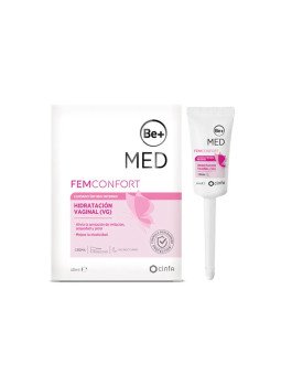 BE+ Crème Hydratante Vaginale Interne 8x6 ml