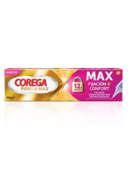Corega Max Fixation + Confort Sans Goût 40g